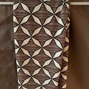 EUC LuLaRoe Cassie Skirt - 2XL - Brown Geometric